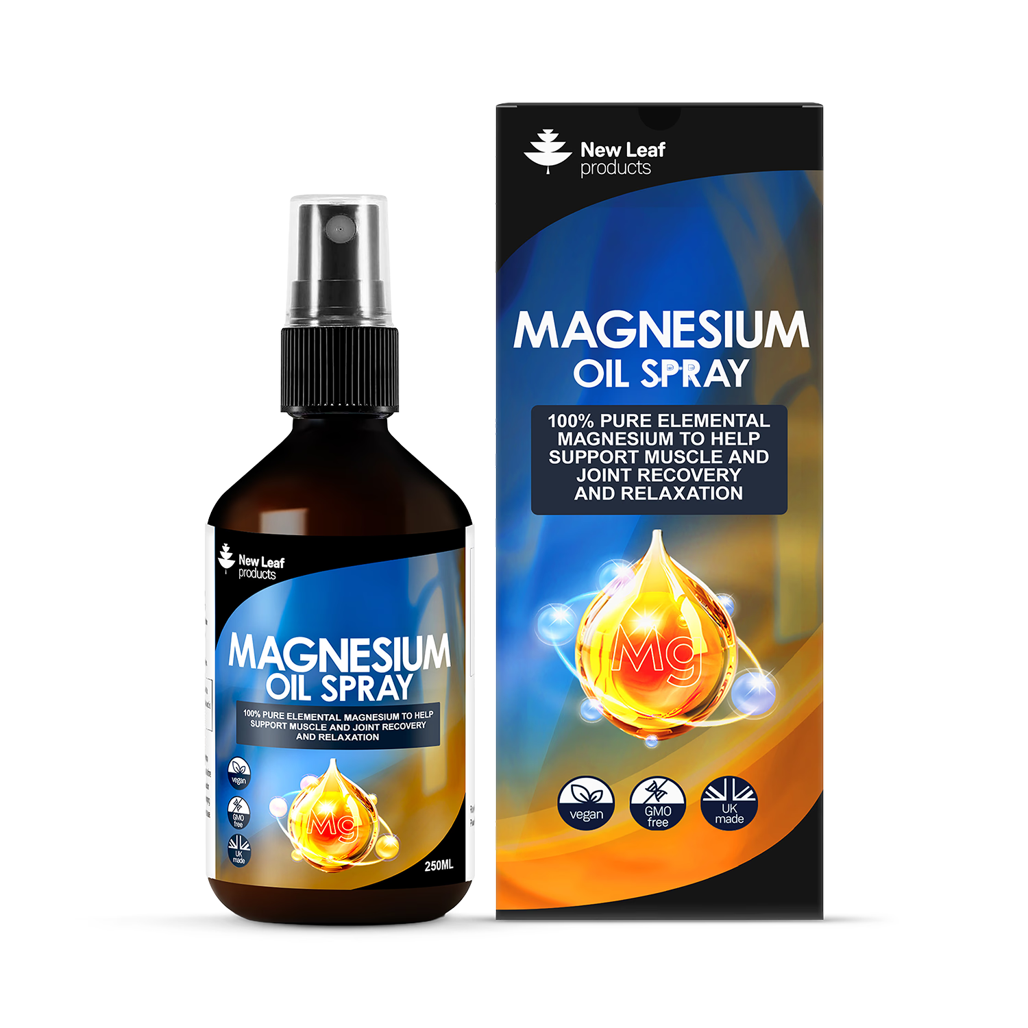 New Leaf Magnesium Oil Spray 100ml - British product