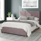 Aspire Grant Double Ottoman Bedframe in Blush - British product