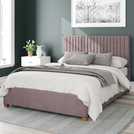 Aspire Grant Double Ottoman Bedframe in Blush - British product