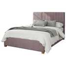 Aspire Grant Double Ottoman Bedframe in Blush - British product