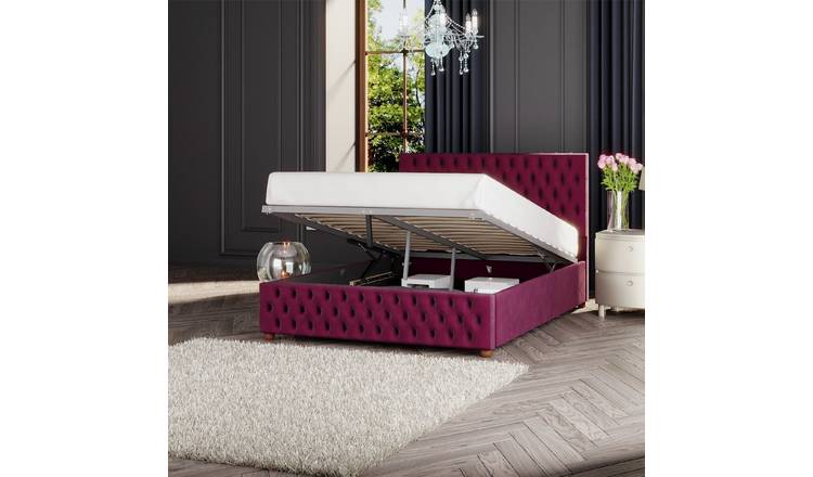 LLB Ottoman Bedframe in Berry Kingsize, UK version