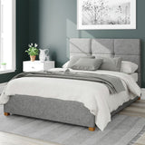 Aspire grey kingsize ottoman bedframe - British product