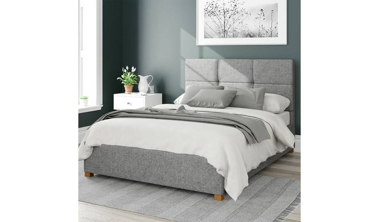 Aspire Ottoman Bedframe Grey Superking - British product