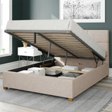 Aspire Double Ottoman Bed Frame in Natural - British product