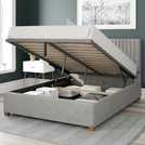 Aspire Ottoman Bedframe Light Silver Superking - British product