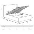 CL Soho Ottoman bedframe Natural Kingsize - British product