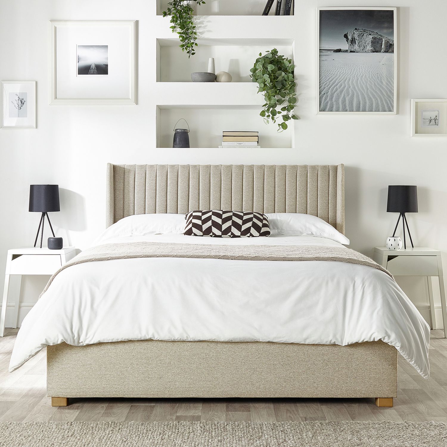 CL Soho Ottoman bedframe Natural Kingsize - British product