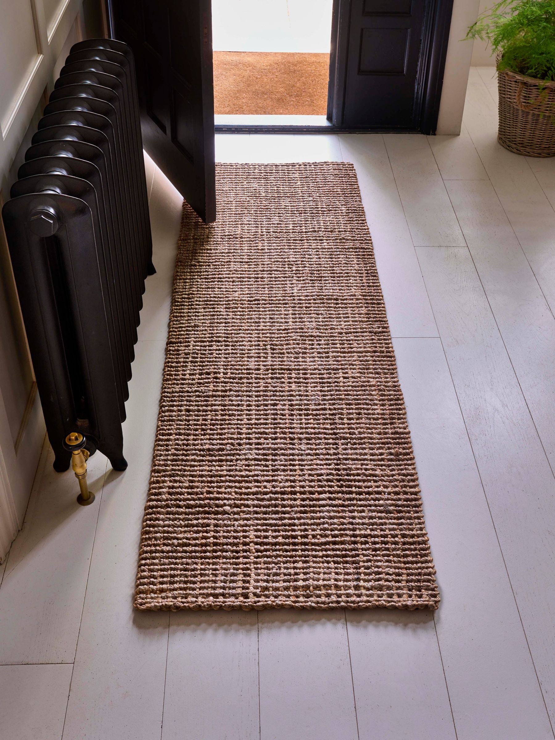 Laura Ashley hand woven jute runner natural gold, UK version