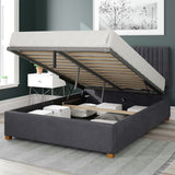 Aspire Grant ottoman bedframe steel kingsize - British product