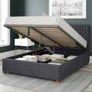 Aspire Grant ottoman bedframe steel kingsize - British product