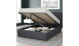Aspire Grant ottoman bedframe steel kingsize - British product