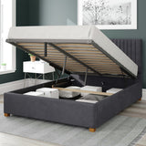Aspire Grant ottoman bedframe steel kingsize - British product