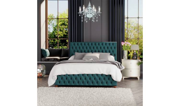 LLB Seren Ottoman Storage Bedframe Emerald Small Double, UK version