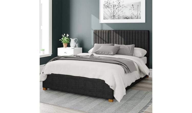 Aspire Double Ottoman Bedframe in Ebony - British product