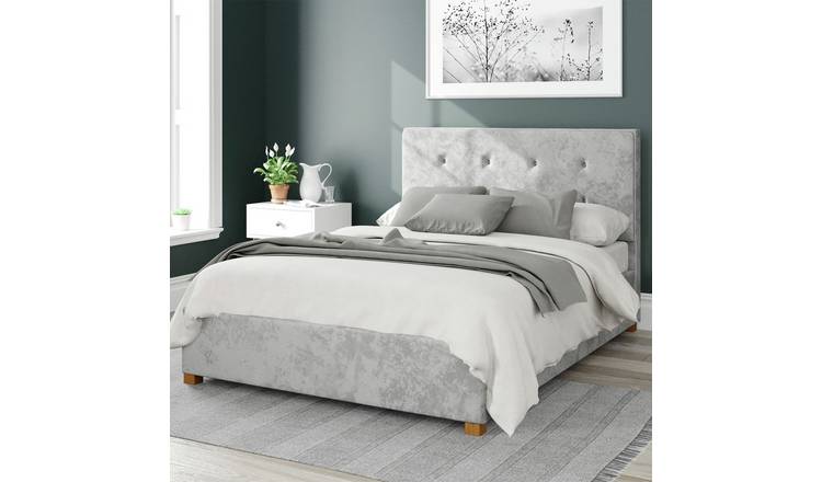 Aspire Presley Velvet Double Ottoman Bedframe - British product
