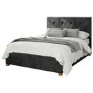 Aspire Double Ottoman Bedframe in Black - British product