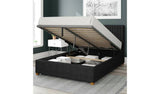 Aspire Superking Ottoman Bedframe in Ebony - British product