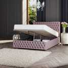 LLB Ottoman Bedframe Blush Kingsize, UK version