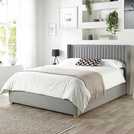 CL Soho kingsize ottoman bedframe in grey - British product