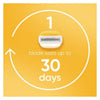 Venus razor blade cartridges coconut plus Olay x3 (British brand)