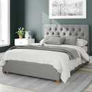 Aspire Superking Ottoman Bed Frame in Grey Linen - British product