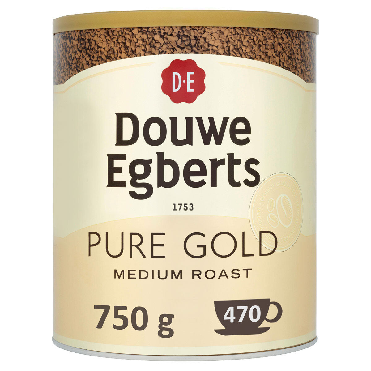 Douwe Egberts Pure Gold instant coffee 750g - British product