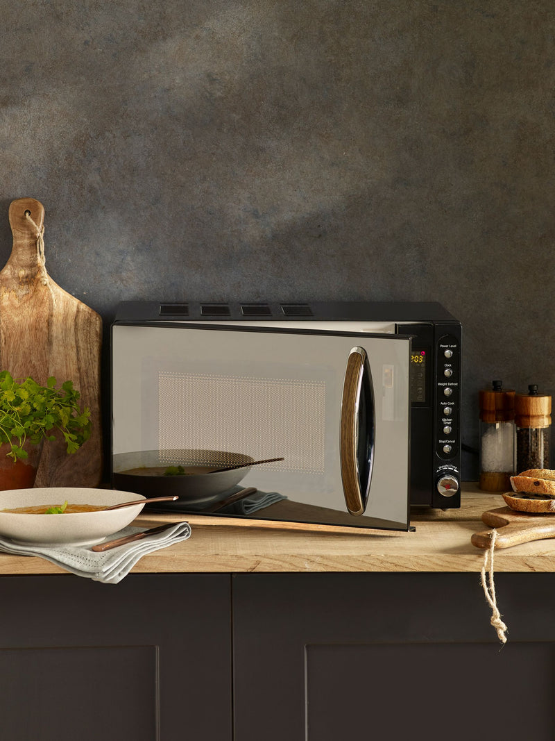 Bronx black microwave oven 20L - British product