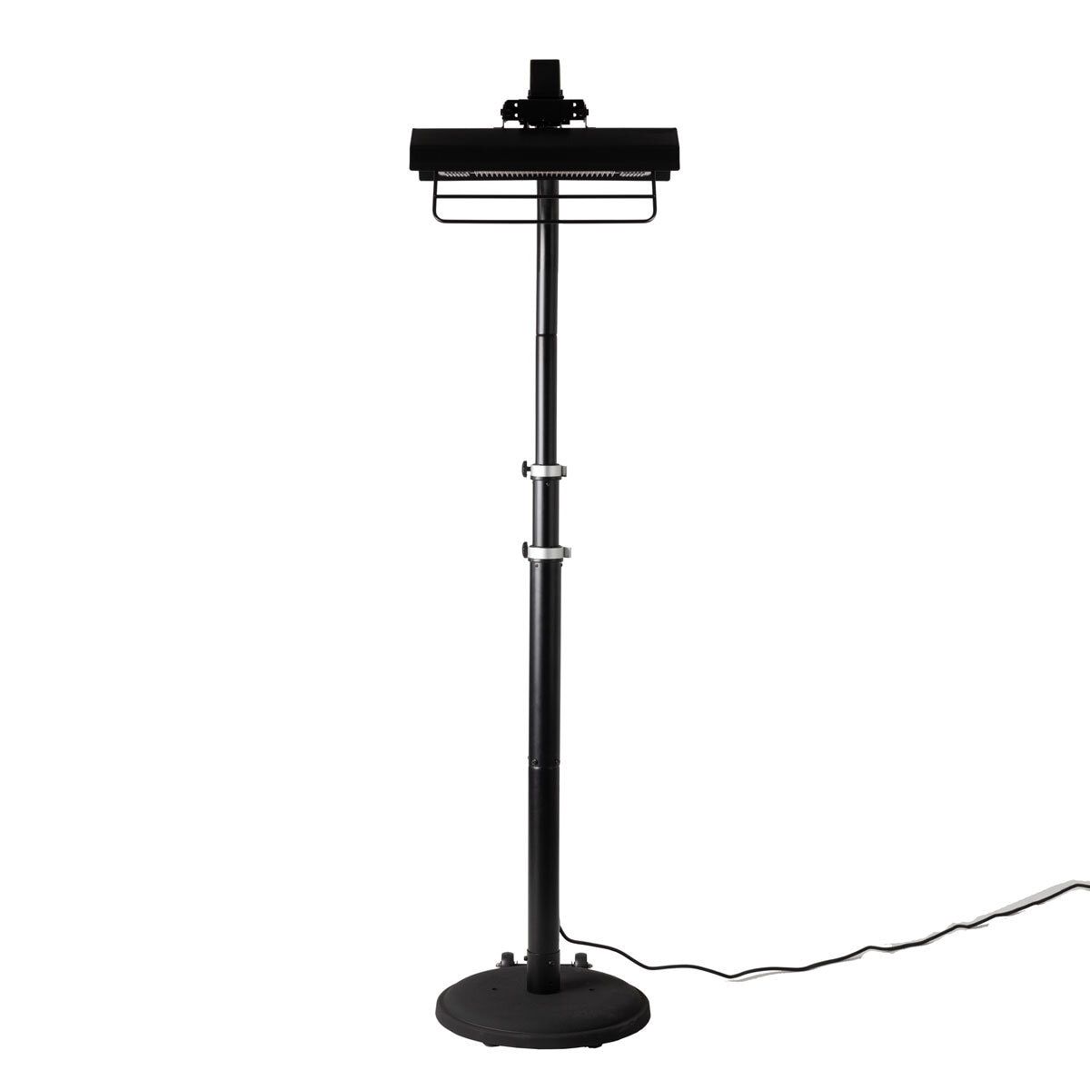 FireSense Black Powder Coated Steel 2.3m (93") Telescoping Offset Pole Mounted Infrared Patio Heater GOODS Costco UK