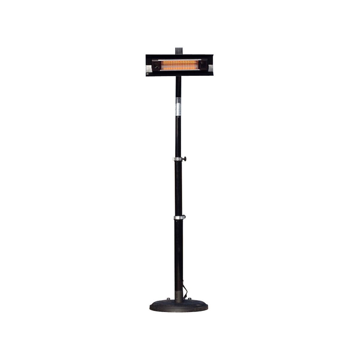 FireSense Black Powder Coated Steel 2.3m (93") Telescoping Offset Pole Mounted Infrared Patio Heater GOODS Costco UK