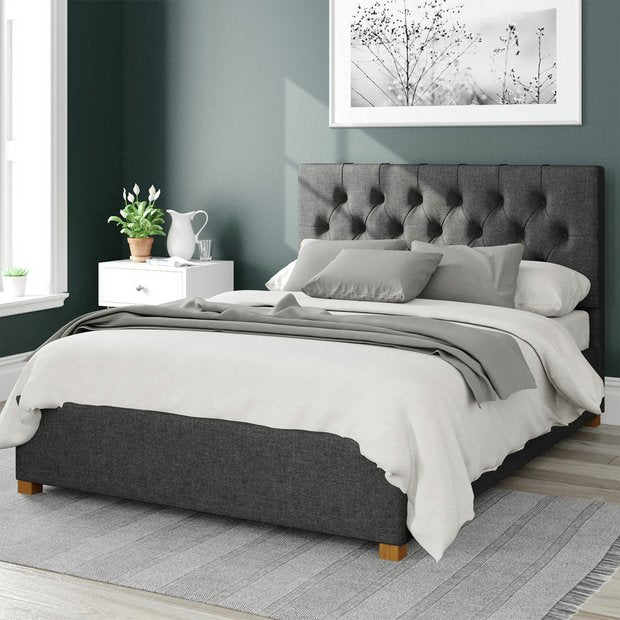 Aspire Double Ottoman Bedframe Charcoal - British product