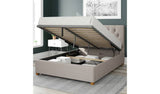 Aspire Kingsize Ottoman Bedframe in Off White - British product