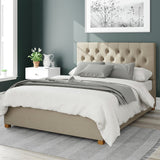 Aspire Olivier Linen Superking Ottoman Bedframe in Natural - British product