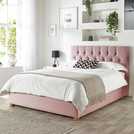 CL Boutique Ottoman Bedframe in Blush Superking size - British product
