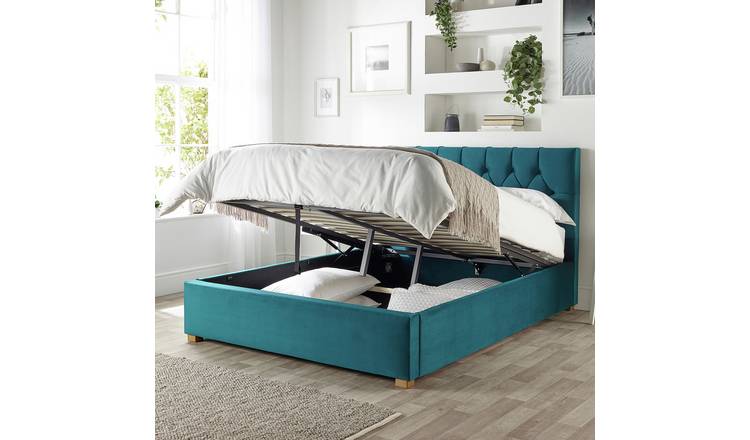 CL Boutique Superking Ottoman Bedframe in Emerald - British product