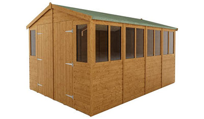 Rowlinson Schiffsleisten Werkstattschuppen Gartenschuppen 9x12ft