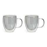 Habitat grey double walled coffee cups set of 2 270ml, UK version