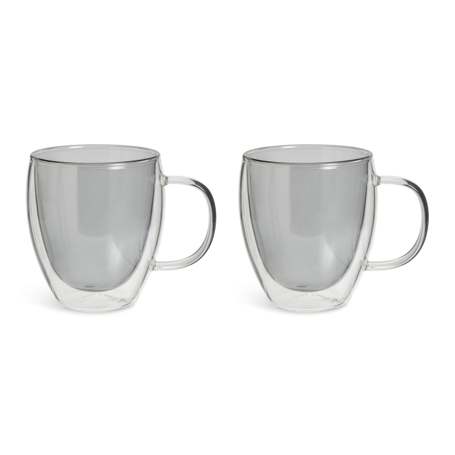 Habitat grey double walled coffee cups set of 2 270ml, UK version