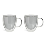 Habitat grey double walled coffee cups set of 2 270ml, UK version