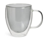 Habitat grey double walled coffee cups set of 2 270ml, UK version