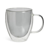 Habitat grey double walled coffee cups set of 2 270ml, UK version