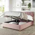 CL Boutique Double Ottoman Bedframe in Blush - British product
