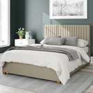 Aspire ottoman bedframe in Natural kingsize - British product