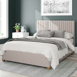 Aspire Kingsize Ottoman Bedframe in Off White - British product