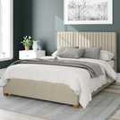 Aspire double ottoman bedframe in cream - British product