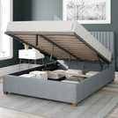 Aspire Grant Double Ottoman Bedframe Sky Blue - British product
