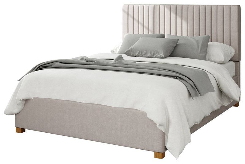 Aspire Superking Ottoman Bedframe in Off White - British product