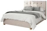 Aspire Hepburn Twill Ottoman Bedframe Kingsize Natural - British product