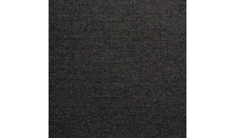 Aspire Caine twill kingsize ottoman bedframe in charcoal - British product