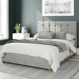 Aspire Hepburn Velvet Kingsize Ottoman Bedframe in Duck Egg - British product