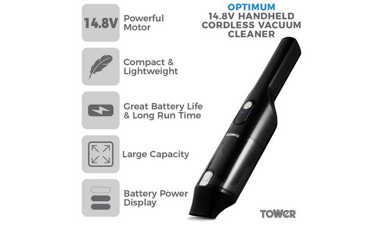 Tower Optimum Cordless Handheld Vacuum Cleaner GOODS Argos